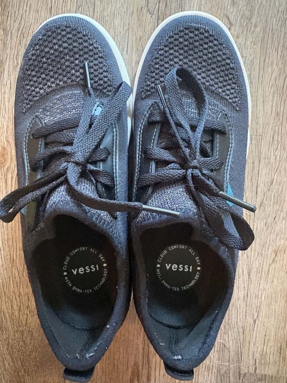 Vessi Weekend Youth Size J3 Waterproof Sneakers in Black